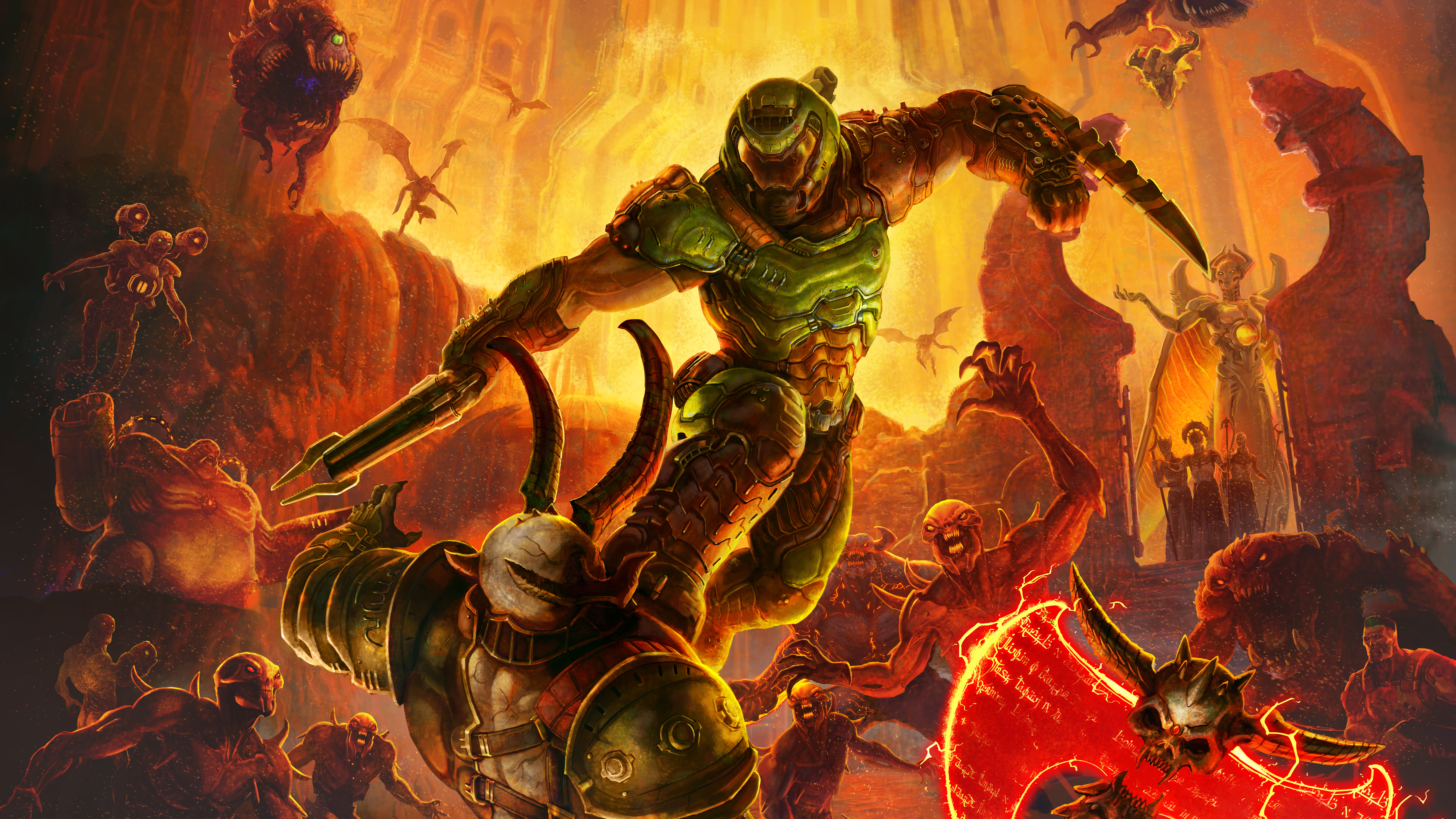 Doom Eternal Doom Slayer - HD Wallpaper 