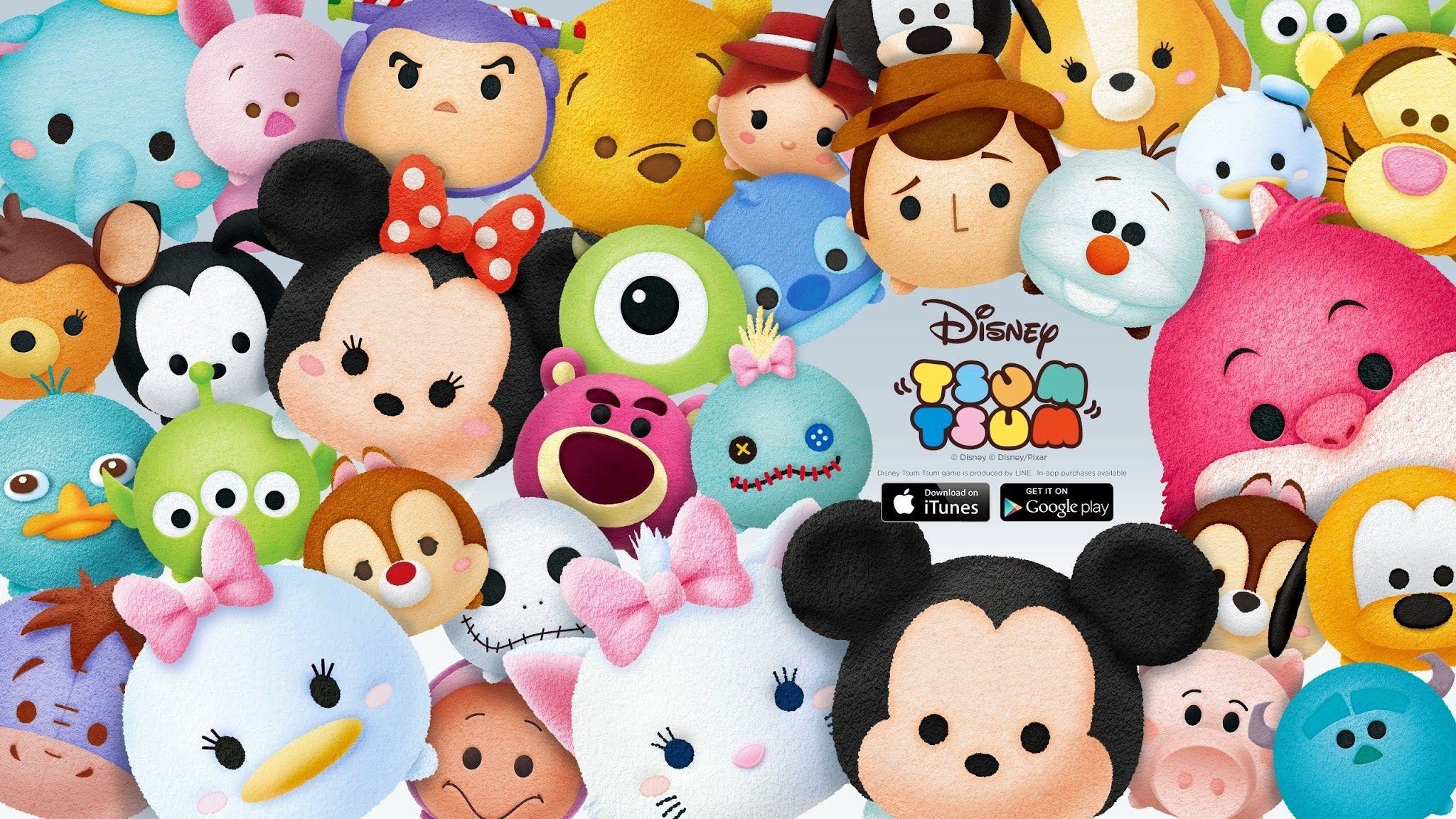 Tsum Tsum Wallpaper - Tsum Tsum Disney Wallpaper Hd - HD Wallpaper 