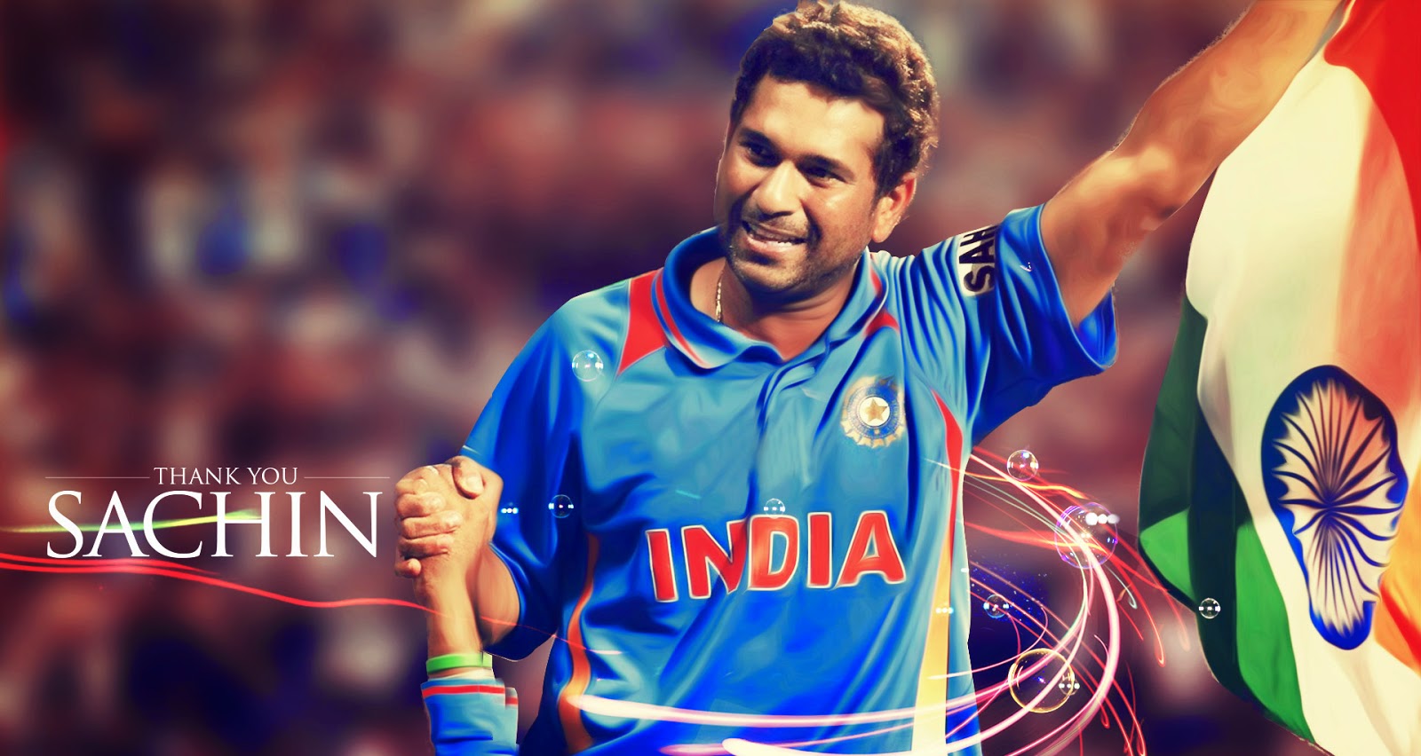 Indian Cricket Wallpapers Latest Page - Happy Birthday Sachin Tendulkar - HD Wallpaper 