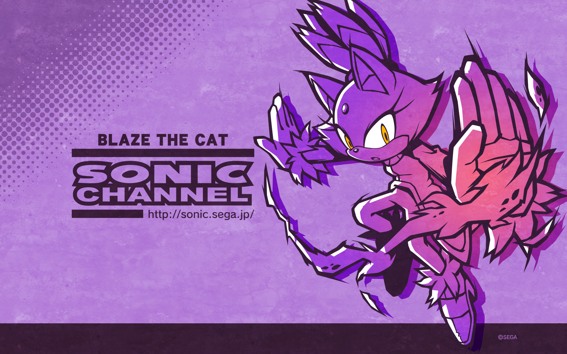 Sonic Channel Art Blaze - HD Wallpaper 