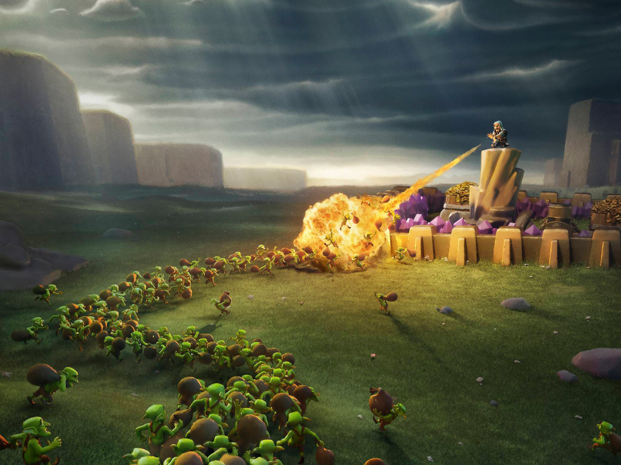 Clash Of Clans 4k - HD Wallpaper 