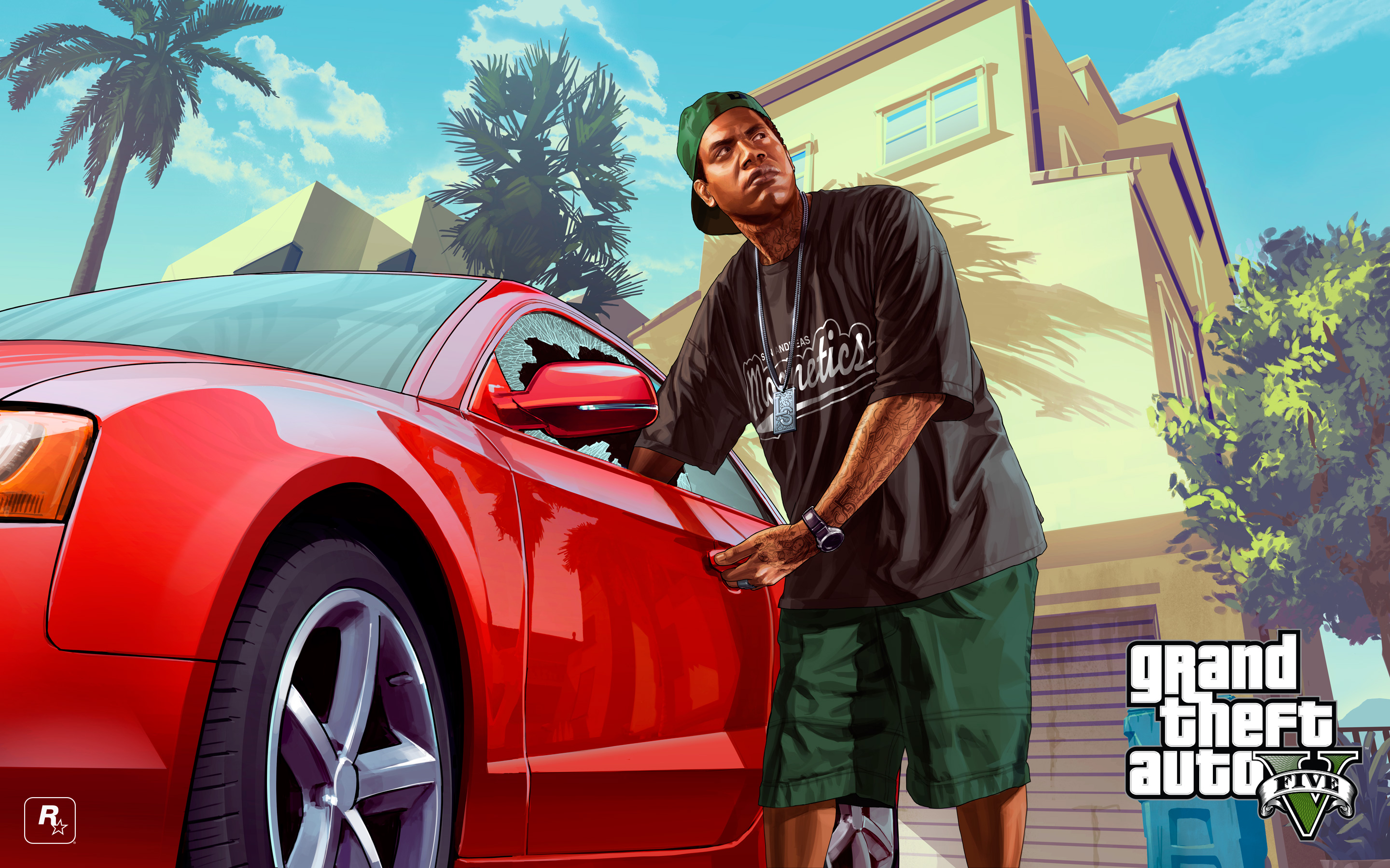 Gta V Wallpaper Lamar - HD Wallpaper 