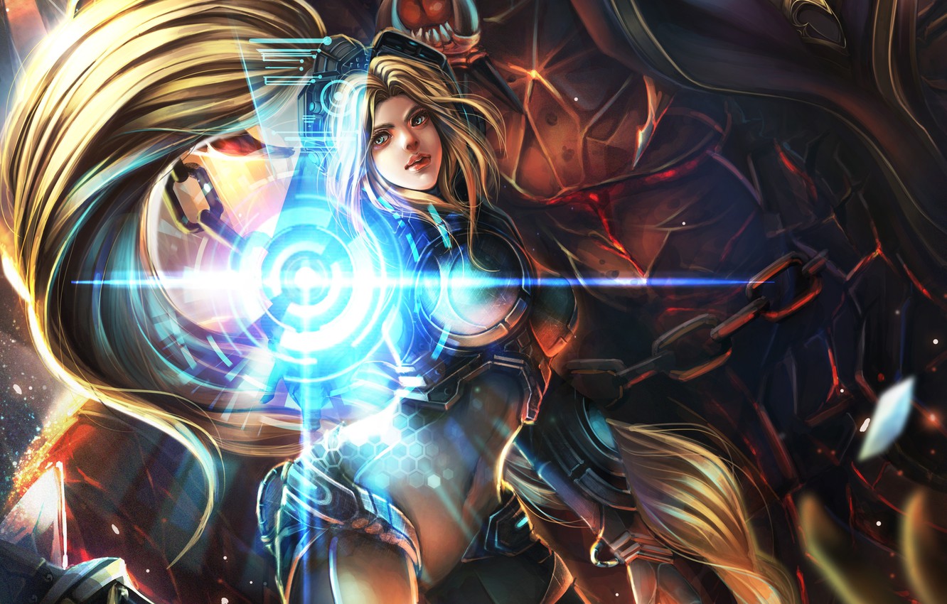 Photo Wallpaper Starcraft, Heroes Of The Storm, Nova, - Hero Of Storm Nova Terra - HD Wallpaper 