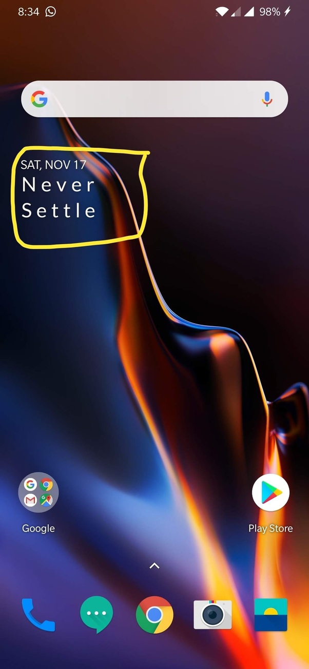 Venkatesh Kandalam - Oneplus 6t Wallpaper Never Settle - HD Wallpaper 