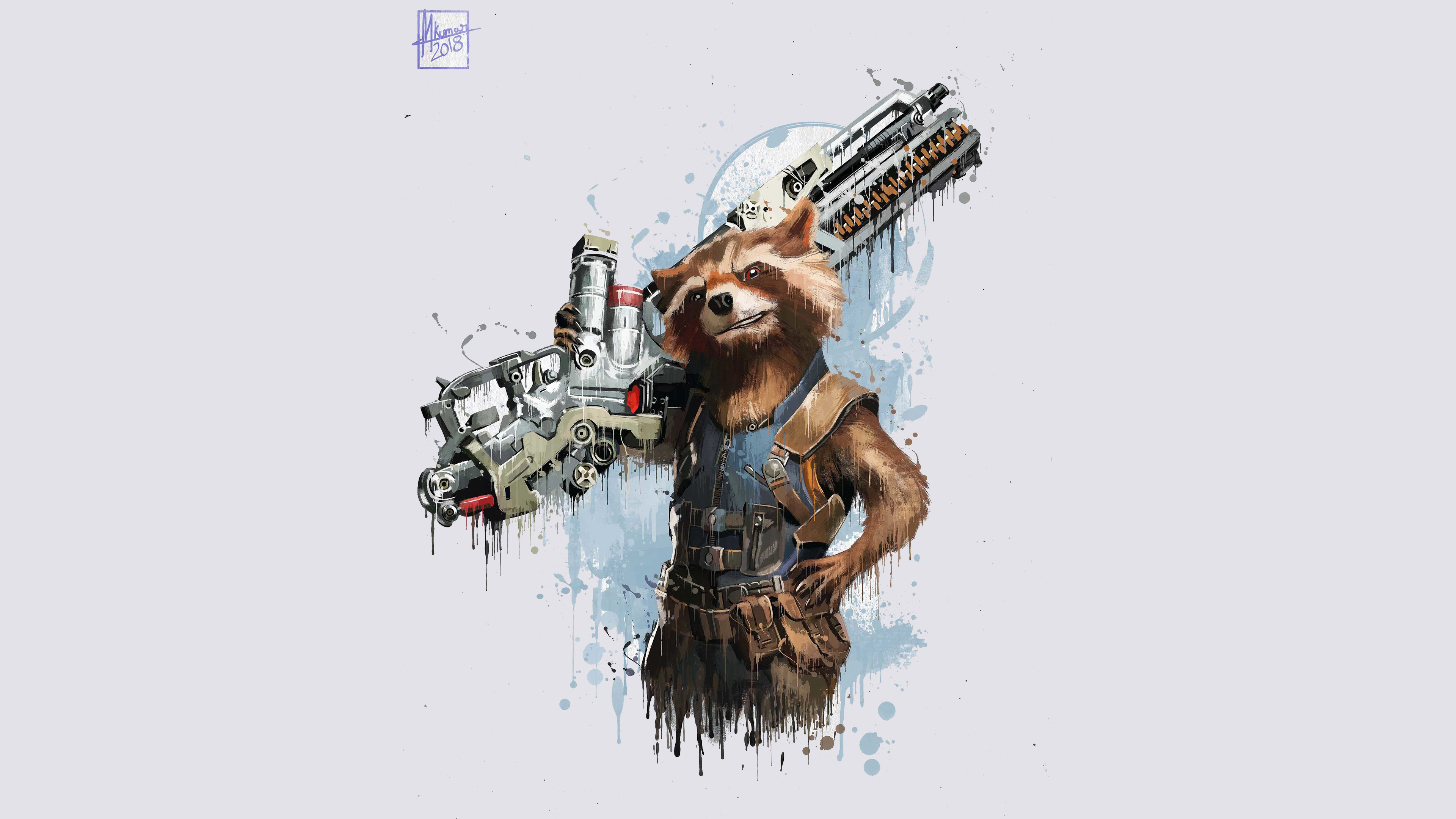 Rocket Raccoon Wallpaper Phone - HD Wallpaper 