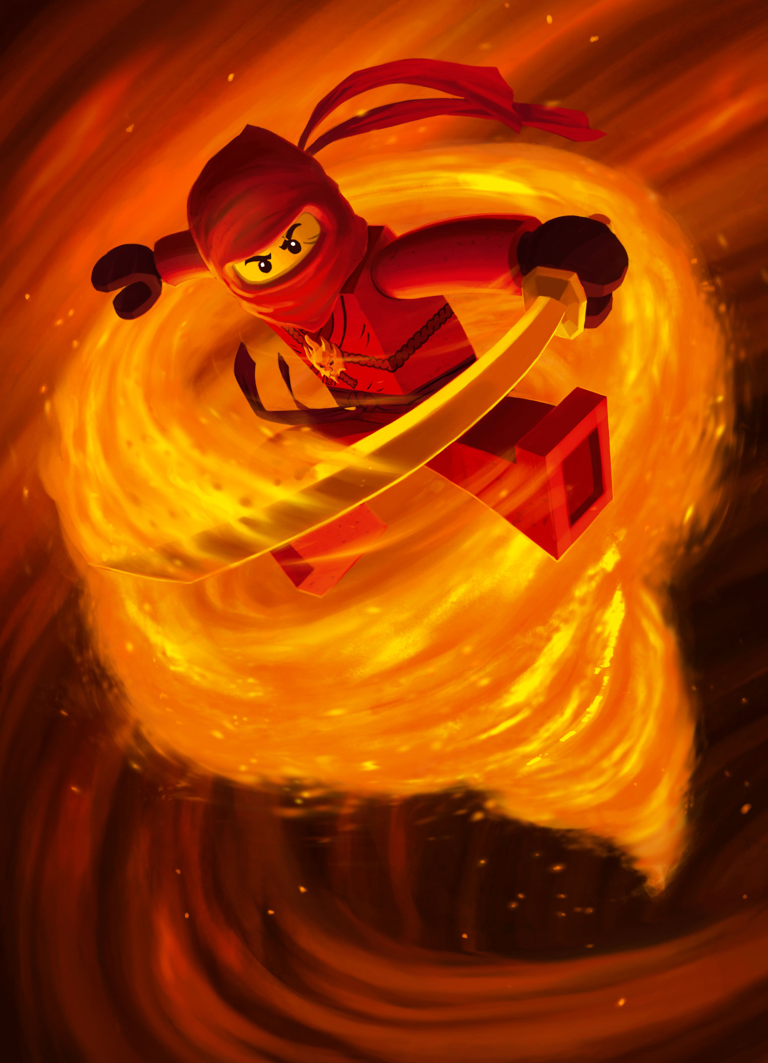 Lego Ninjago Kai Fire - HD Wallpaper 