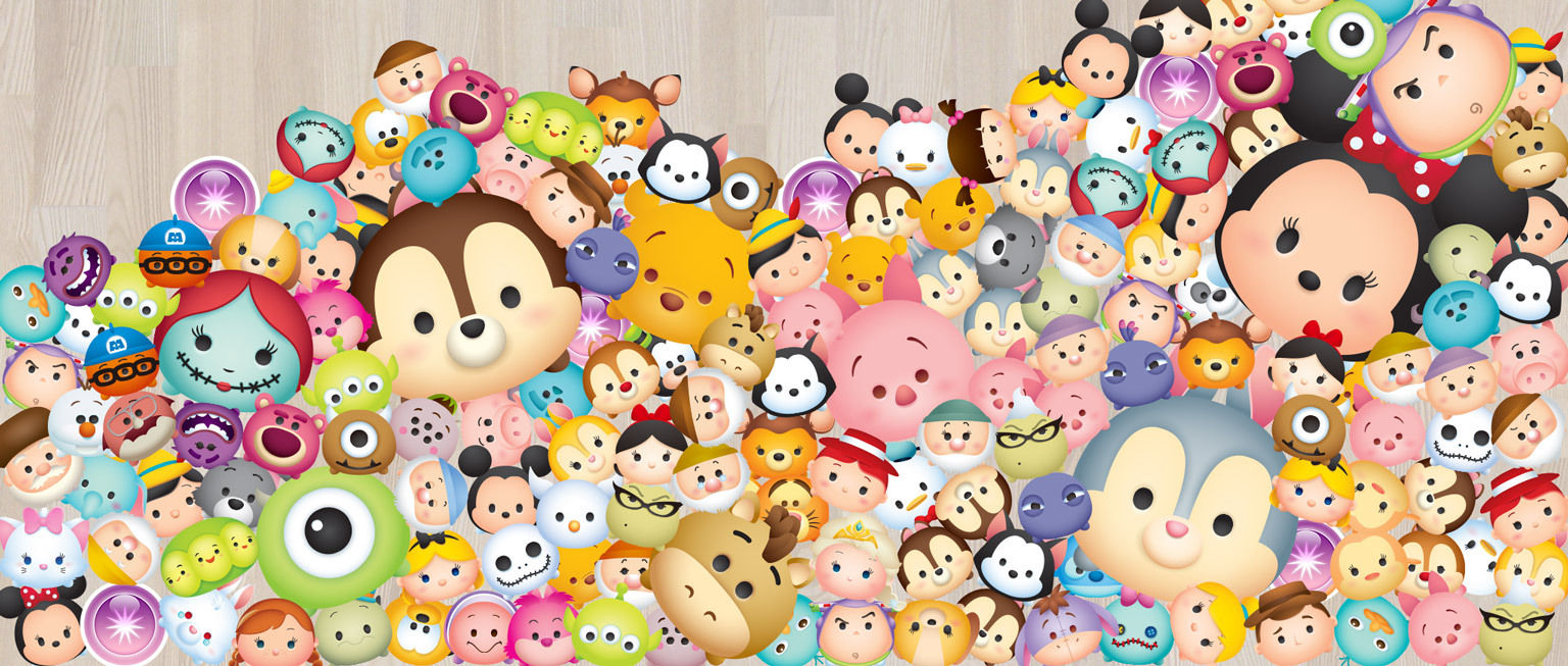 Disney Tsum Tsums - HD Wallpaper 