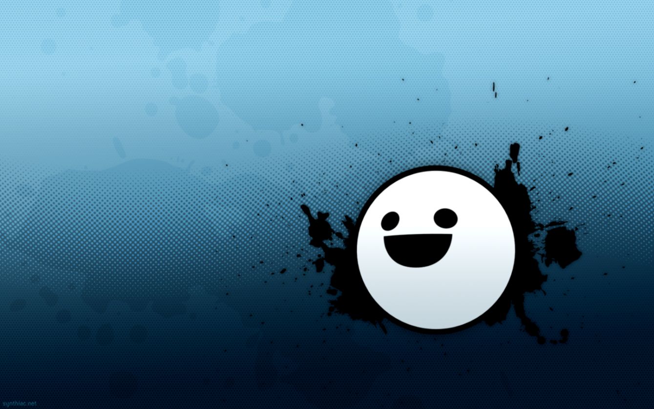 Cool Wallpapers Smiley Faces Pensarisgood - Smiley Face Cool Backgrounds - HD Wallpaper 