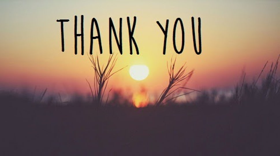 Download Thank You Sun Setillustration Hd Wallpaper - Thank You Slide