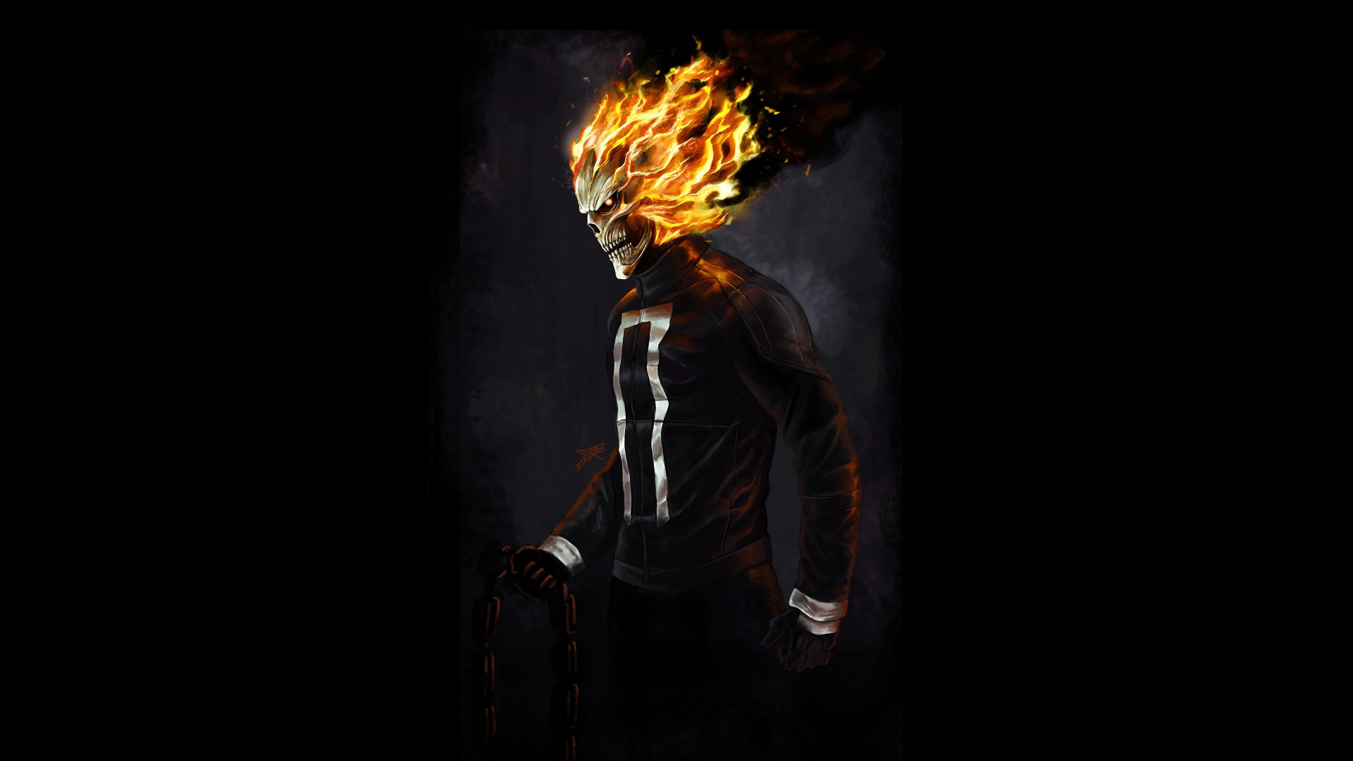 Ghost Rider, Marvel Superhero, Art, Wallpaper - Ghost Rider Wallpaper 4k - HD Wallpaper 