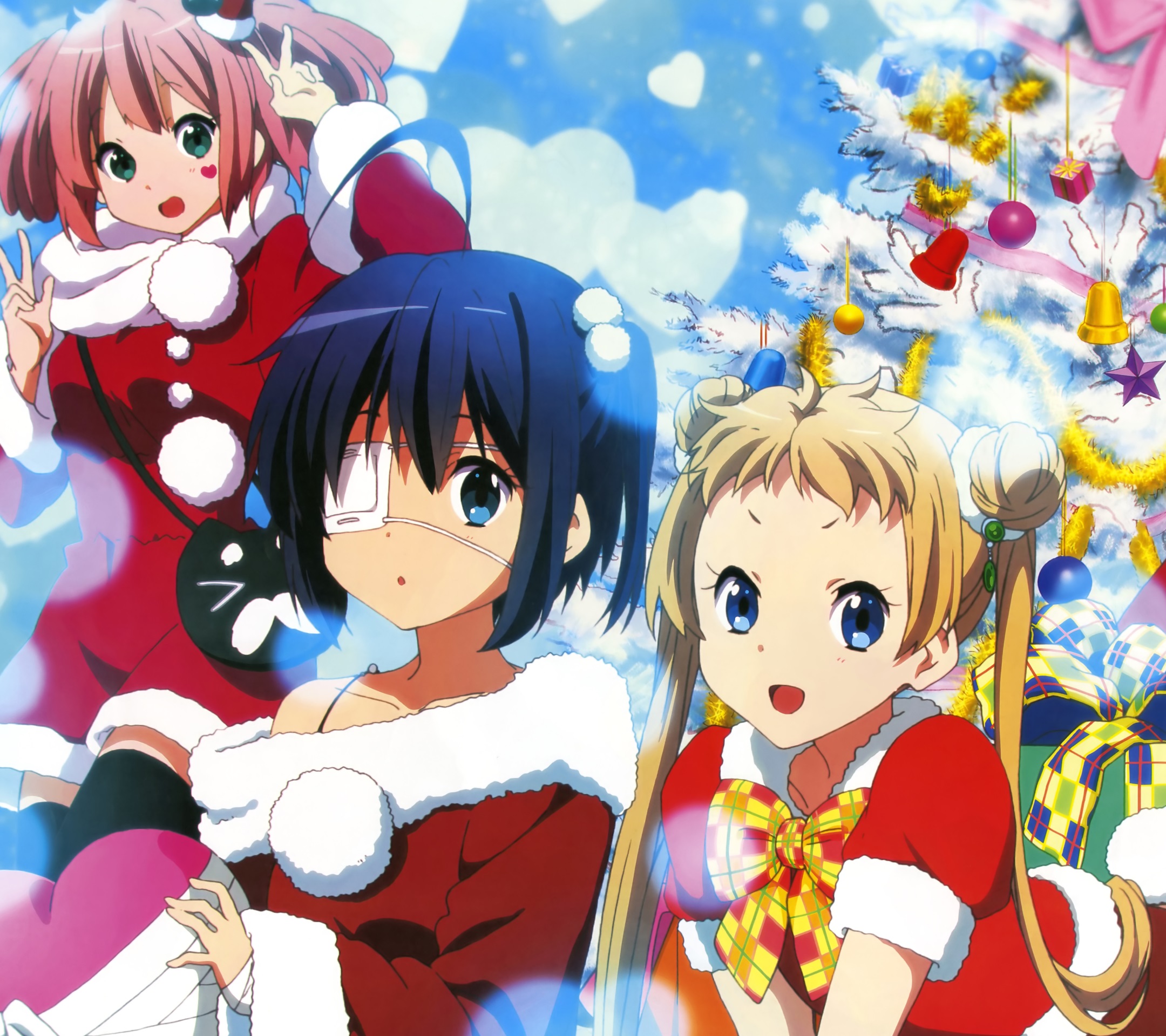Kawaii Wallpaper Christmas Anime - HD Wallpaper 