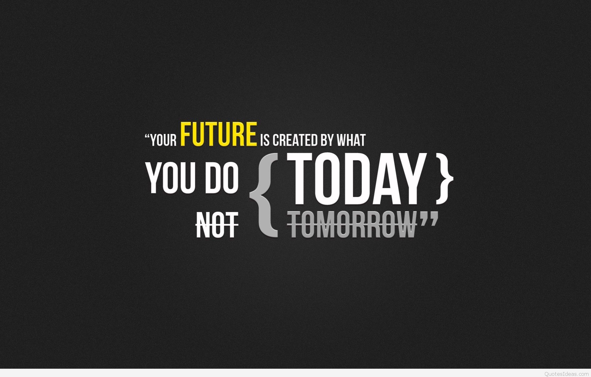 Positive Quotes Hd Wallpapers - Your Future Is Defined By What You Do Today - HD Wallpaper 