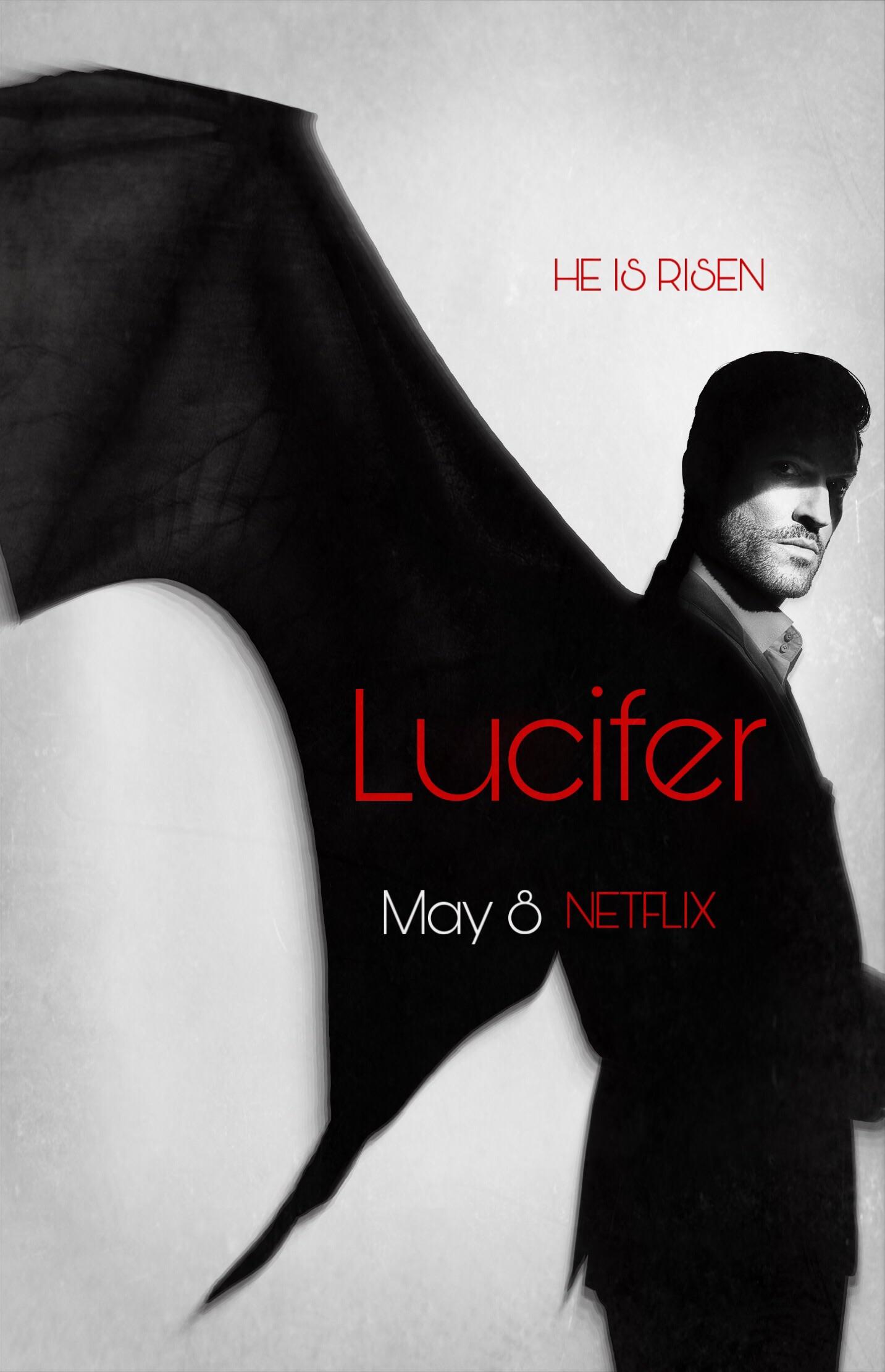 Lucifer Season 4 Poster - HD Wallpaper 