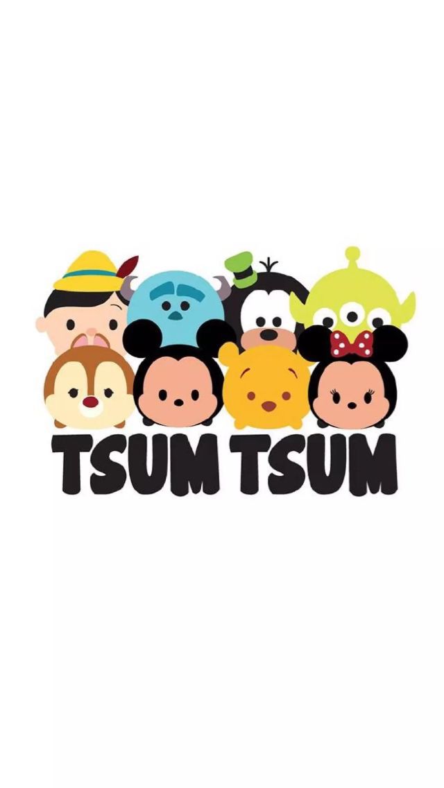 Background, Disney, And Tsum Tsum Image - Tsum Tsum Wallpaper Iphone - HD Wallpaper 