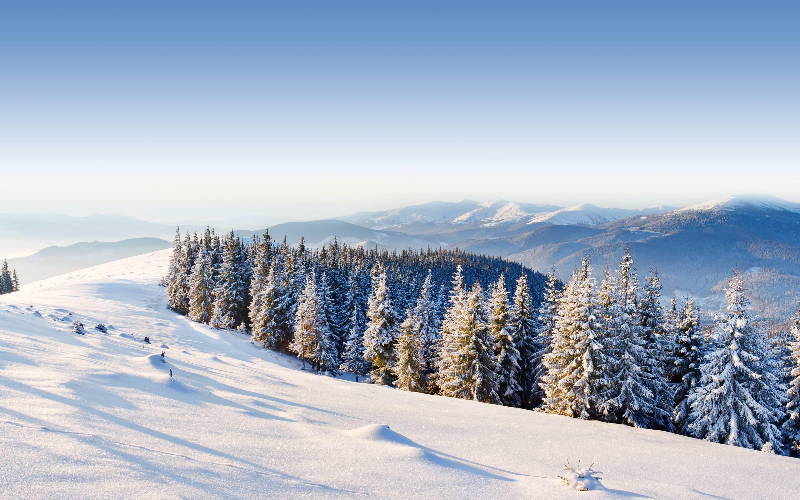 Winter Mountain Backgrounds - Winter Wallpaper Mountains - HD Wallpaper 