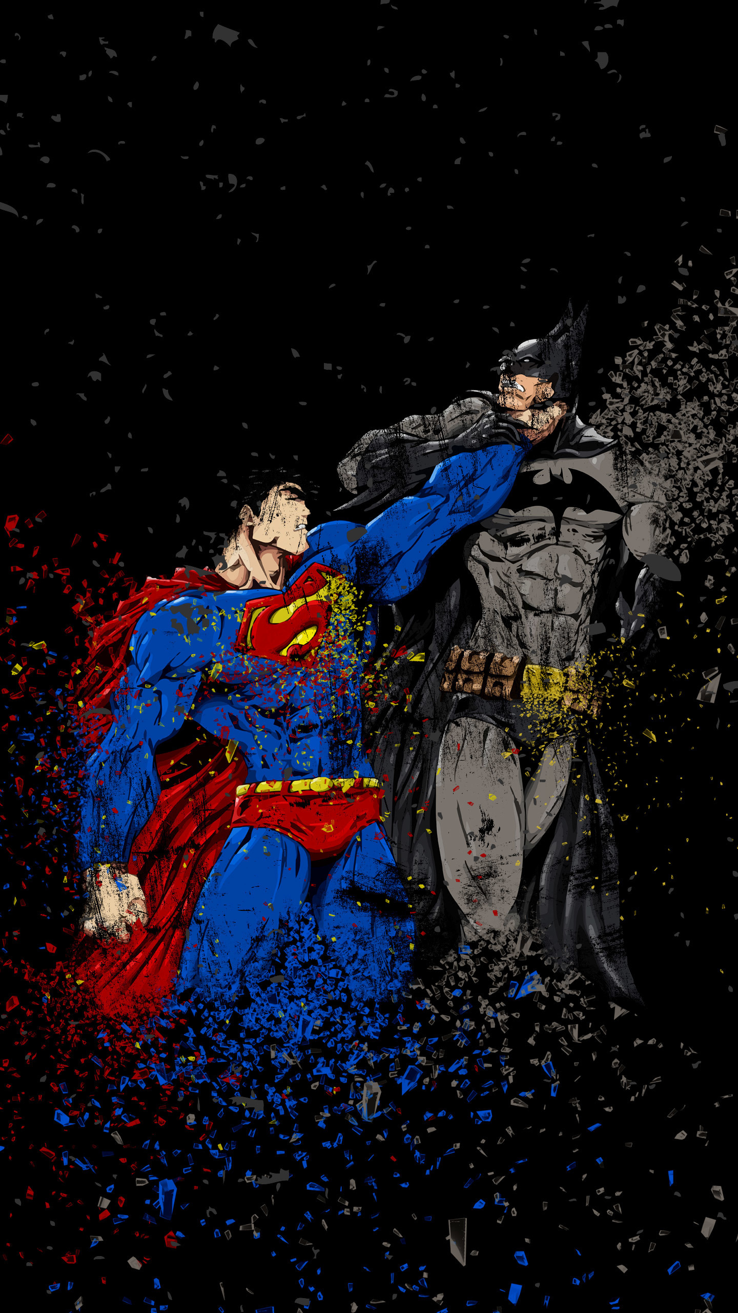 Batman Vs Superman, Ruggon Style, Art, Wallpaper - Iphone 7 Superman Wallpaper Hd - HD Wallpaper 