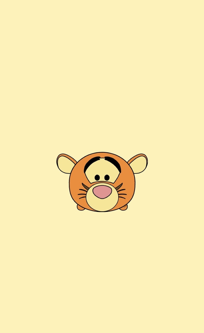 Wallpaper, Tigger, And Tsum Tsum Image - Cartoon - HD Wallpaper 