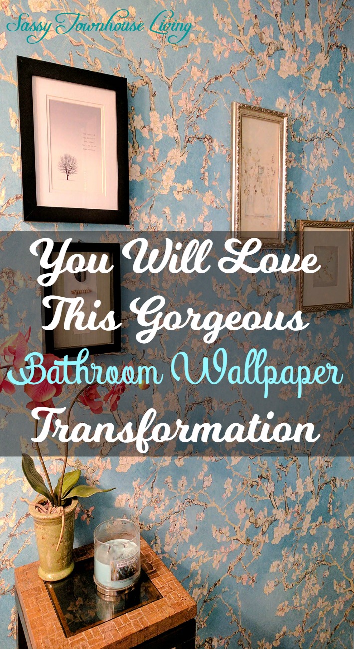 You Will Love This Gorgeous Bathroom Wallpaper Transformation - Picture Frame - HD Wallpaper 