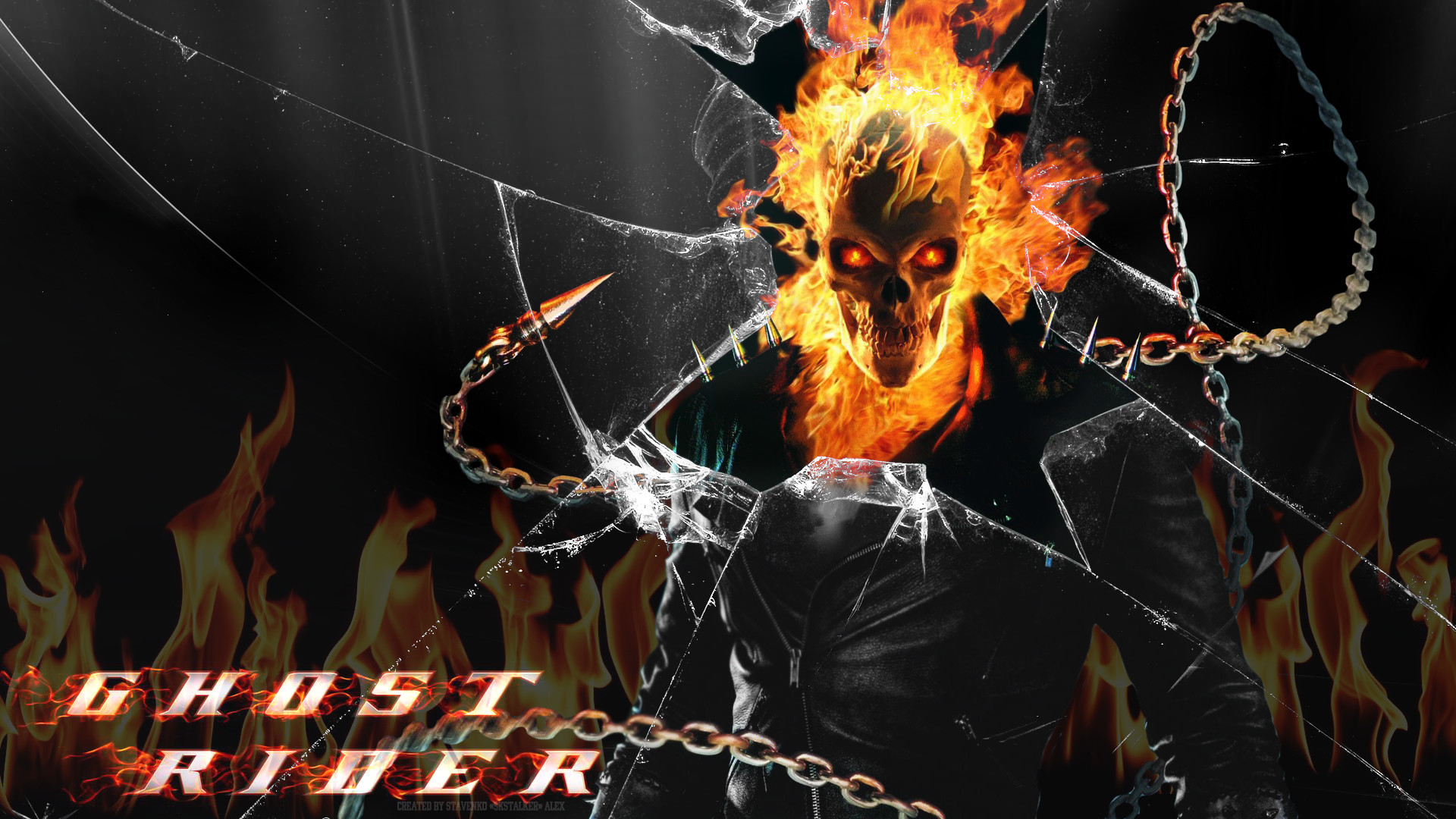 The Ghost Rider Images Ghost Rider Hd Wallpaper And - Ghost Rider Wallpaper Hd - HD Wallpaper 