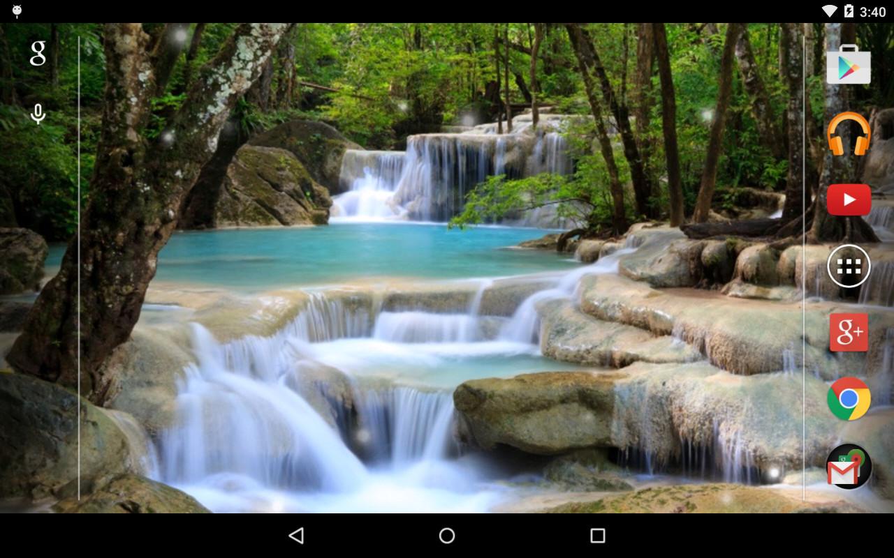 Waterfall Live Wallpaper With Sound
