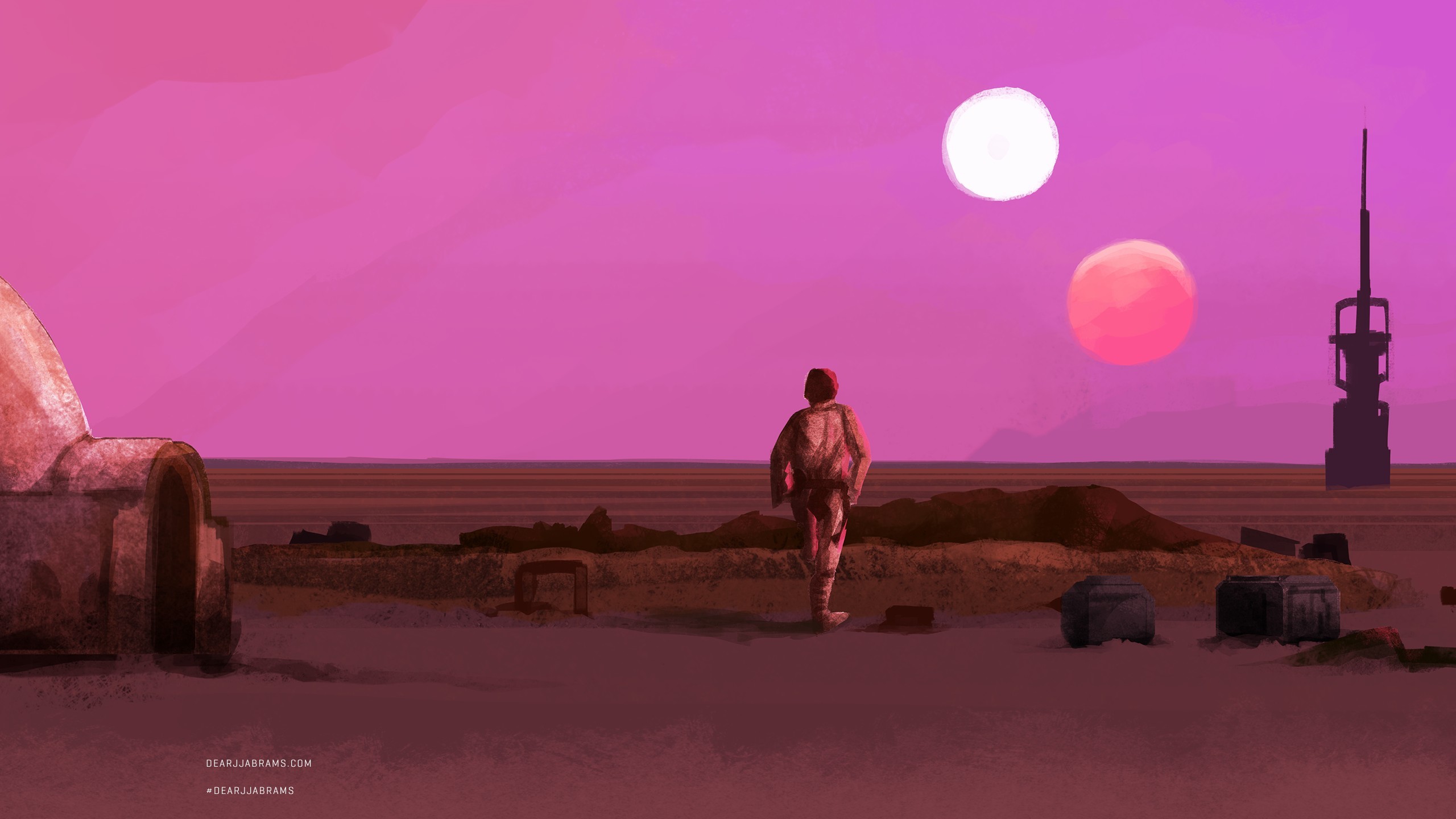 Luke Tatooine Wallpaper 
 Data Src Aesthetic Wallpapers - Desktop Wallpaper Hd Aesthetic - HD Wallpaper 