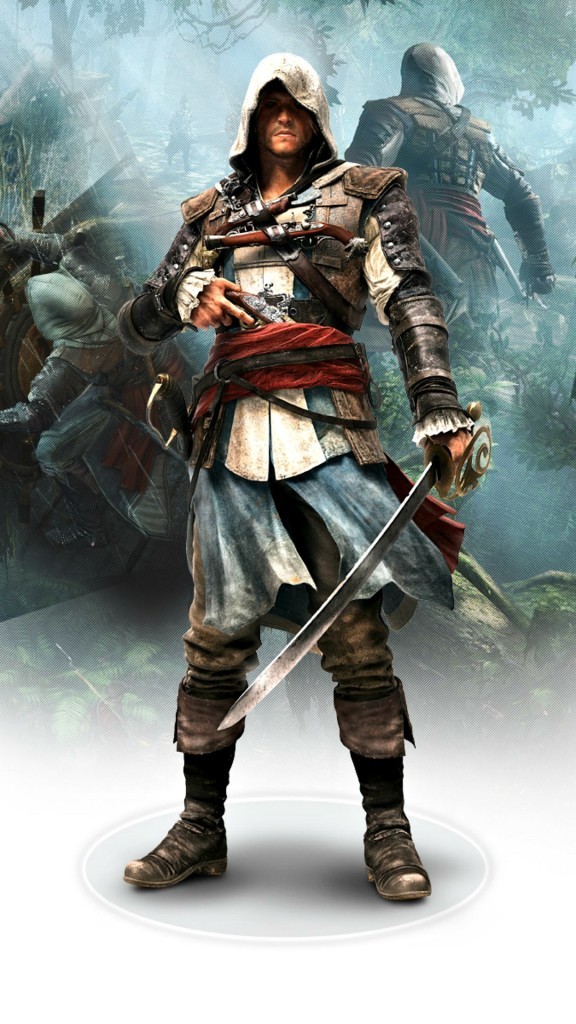Apple Iphone Wallpaper Hd Collections Assassins Creed - Assassin Creed 4 Hd Wallpaper For Mobile - HD Wallpaper 
