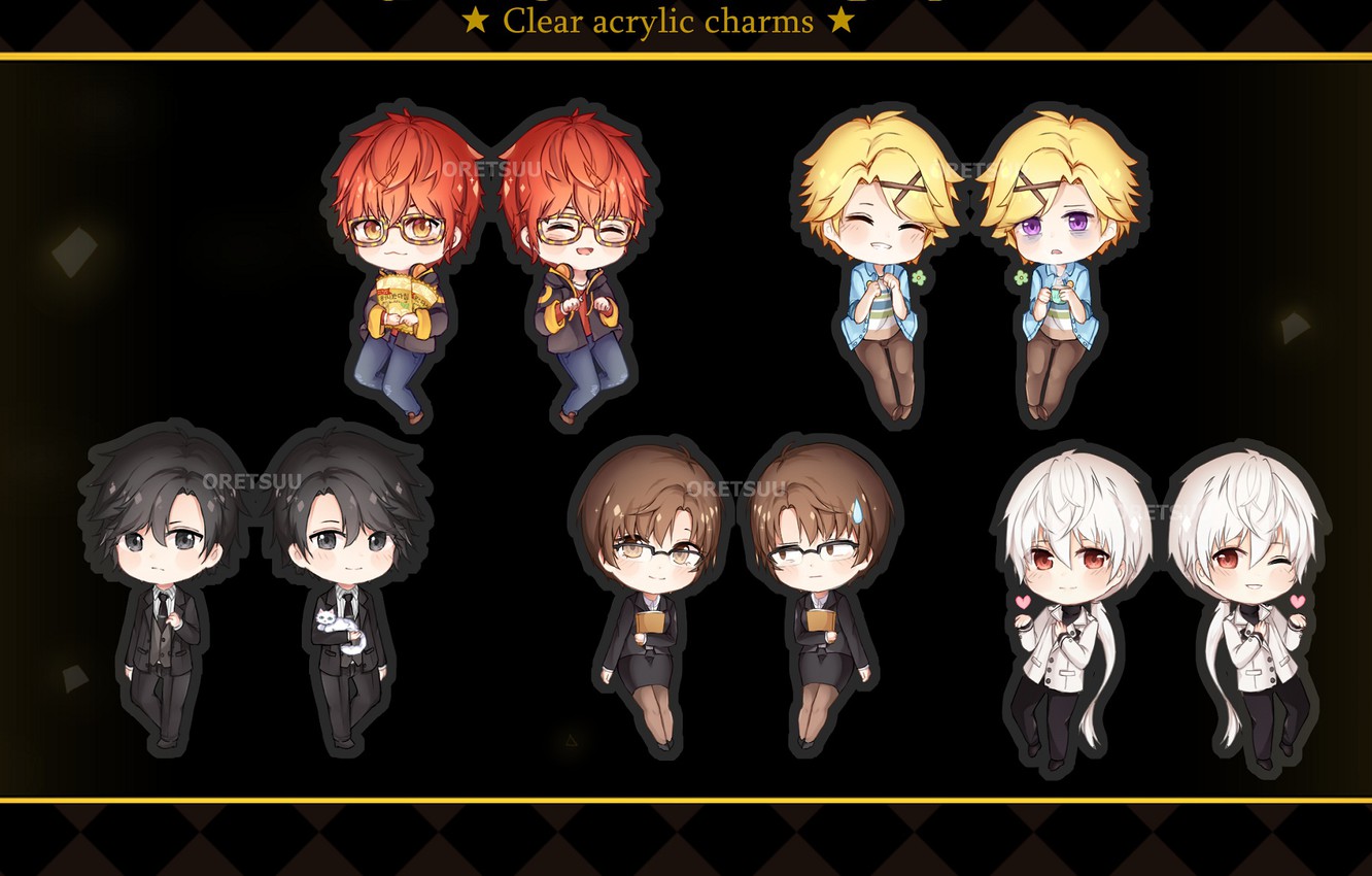 Photo Wallpaper Anime, Art, Kids, Mystic Messenger - Mystic Messenger Background Hd - HD Wallpaper 