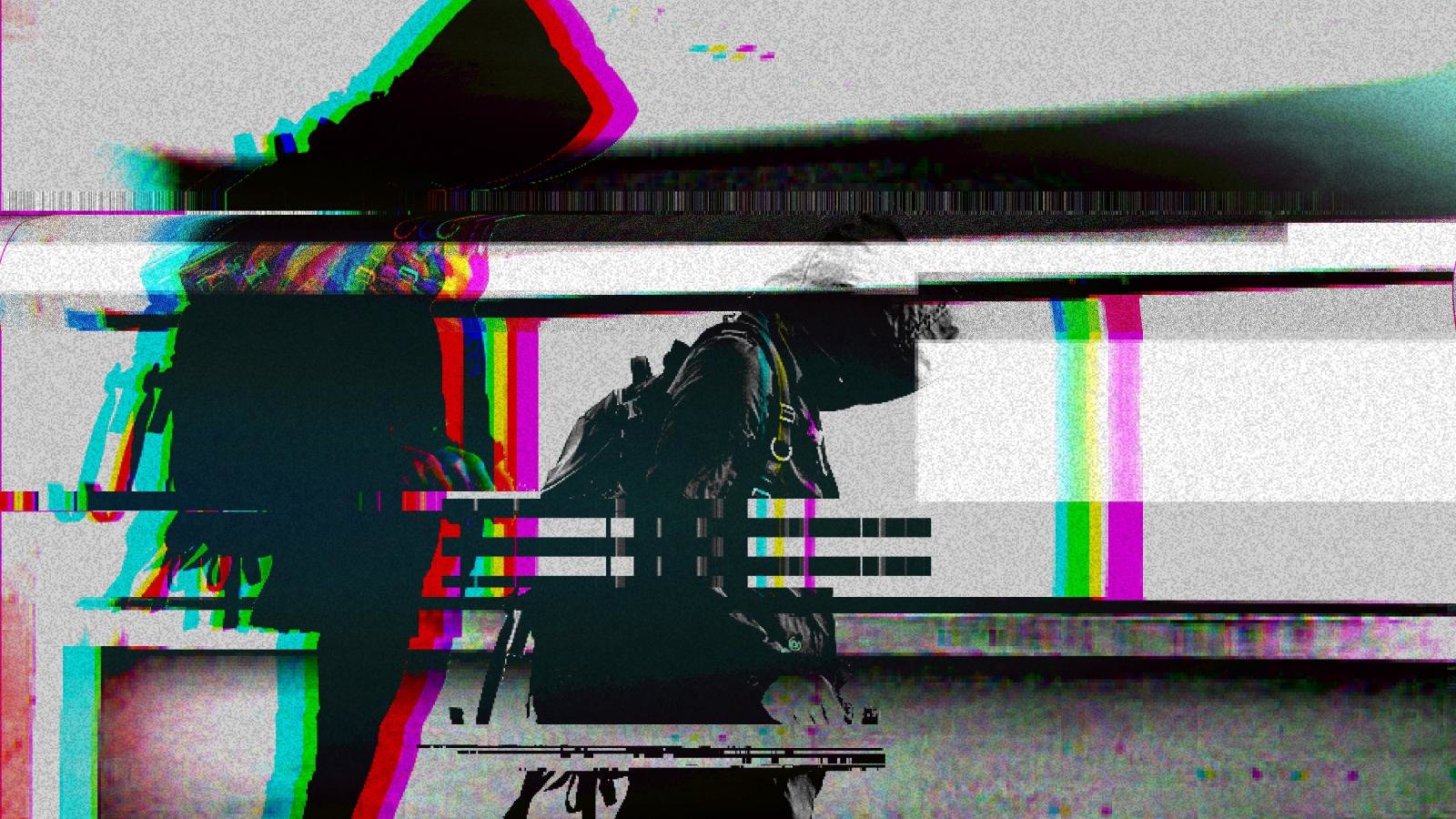 Desktop Backgrounds Aesthetic - Glitch Wallpaper 4k - HD Wallpaper 