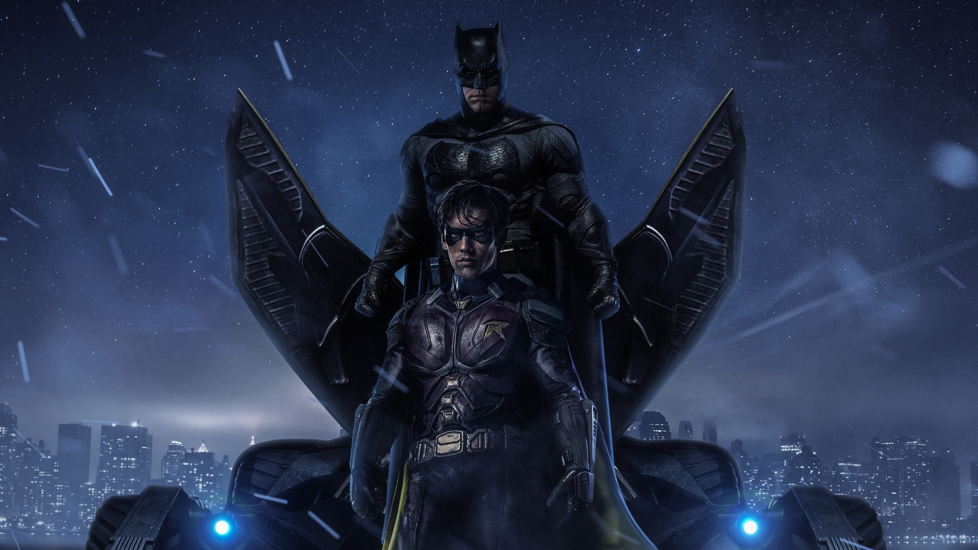 Batman Robin Wallpaper Iphone - HD Wallpaper 