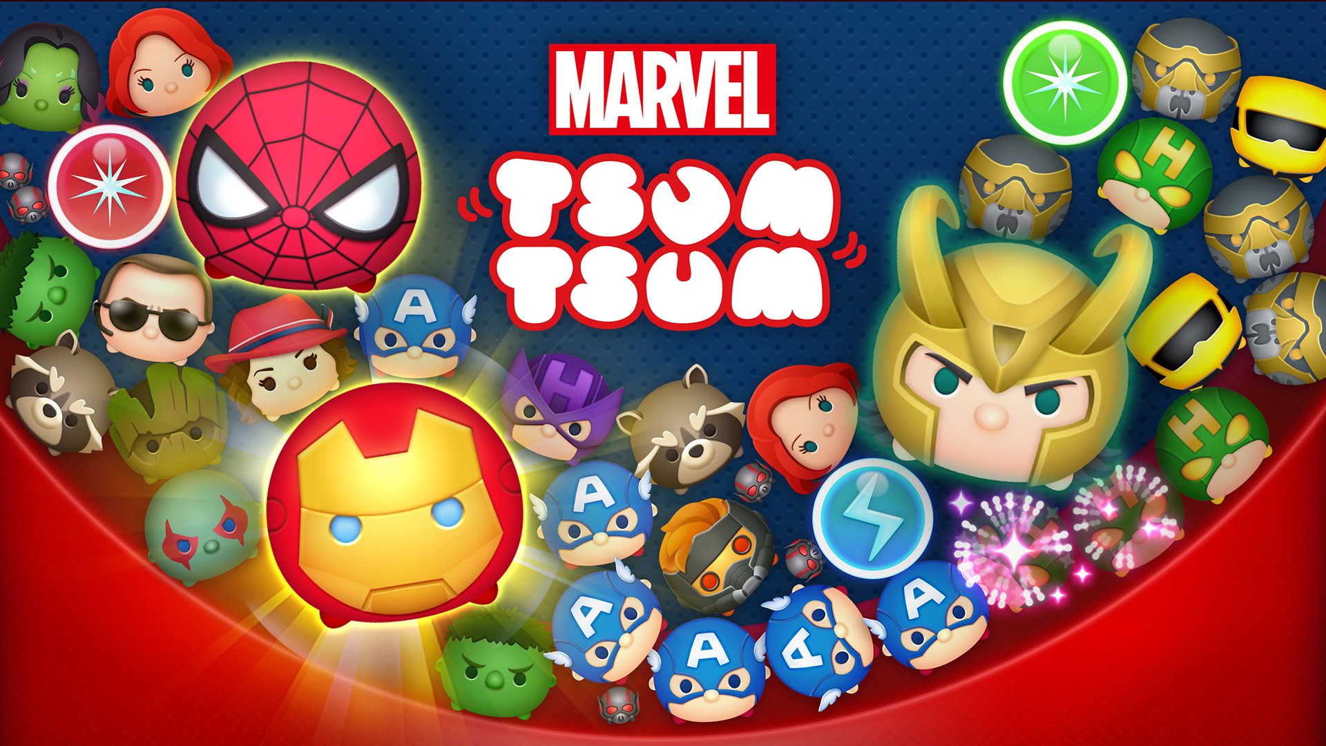 Cute Marvel Tsum Tsum - HD Wallpaper 