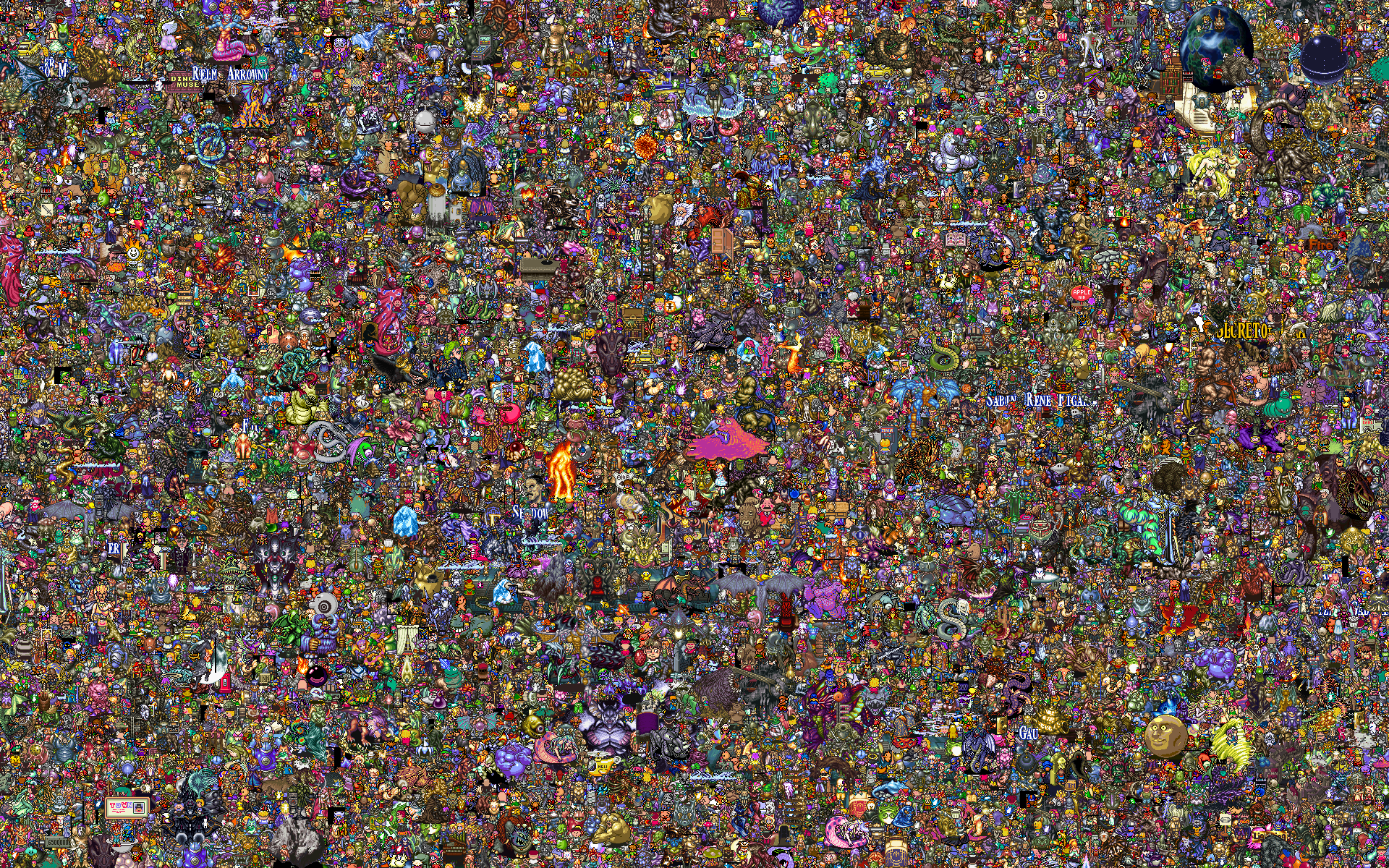 Nes Sprites - HD Wallpaper 