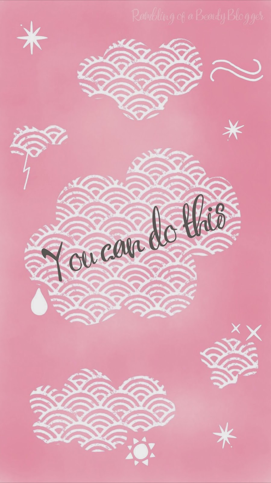 You Can Do This Pink Motivational Positive Phone Wallpaper - Paper - HD Wallpaper 
