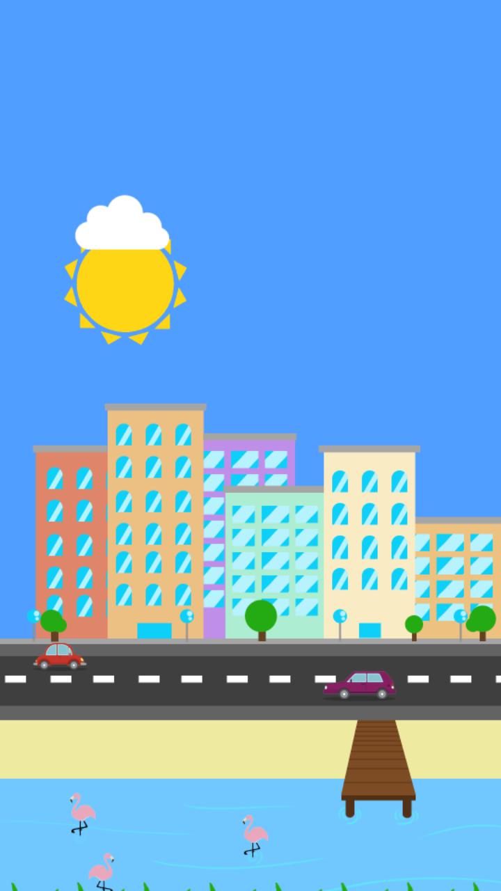 Animated City Live Wallpaper - Illustration - HD Wallpaper 