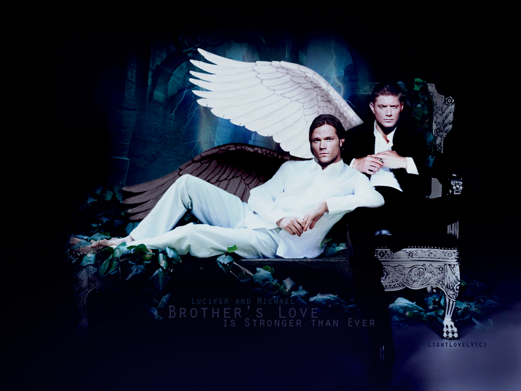 Lucifer And Michael - Supernatural Wallpaper Lucifer - HD Wallpaper 