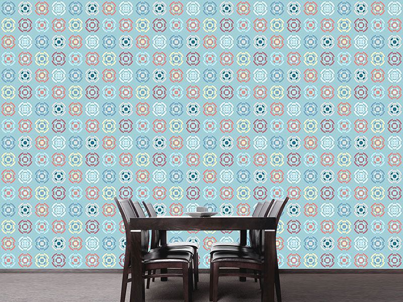 Design Wallpaper Gyro In Pastel - Papel Tapiz Caña - HD Wallpaper 