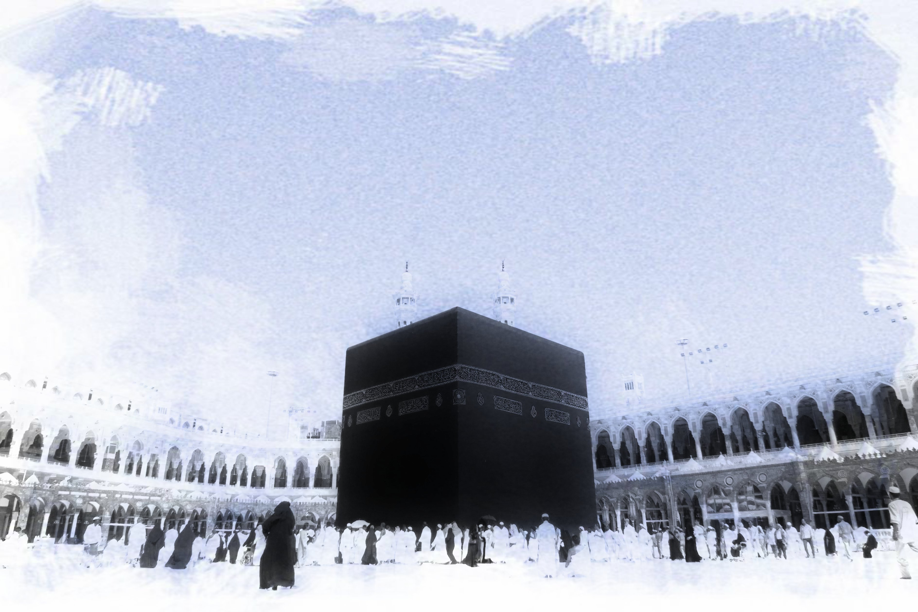 Kaaba Mecca Wallpaper - Plane And Birds Can Not Flew - 3776x2520 Wallpaper  