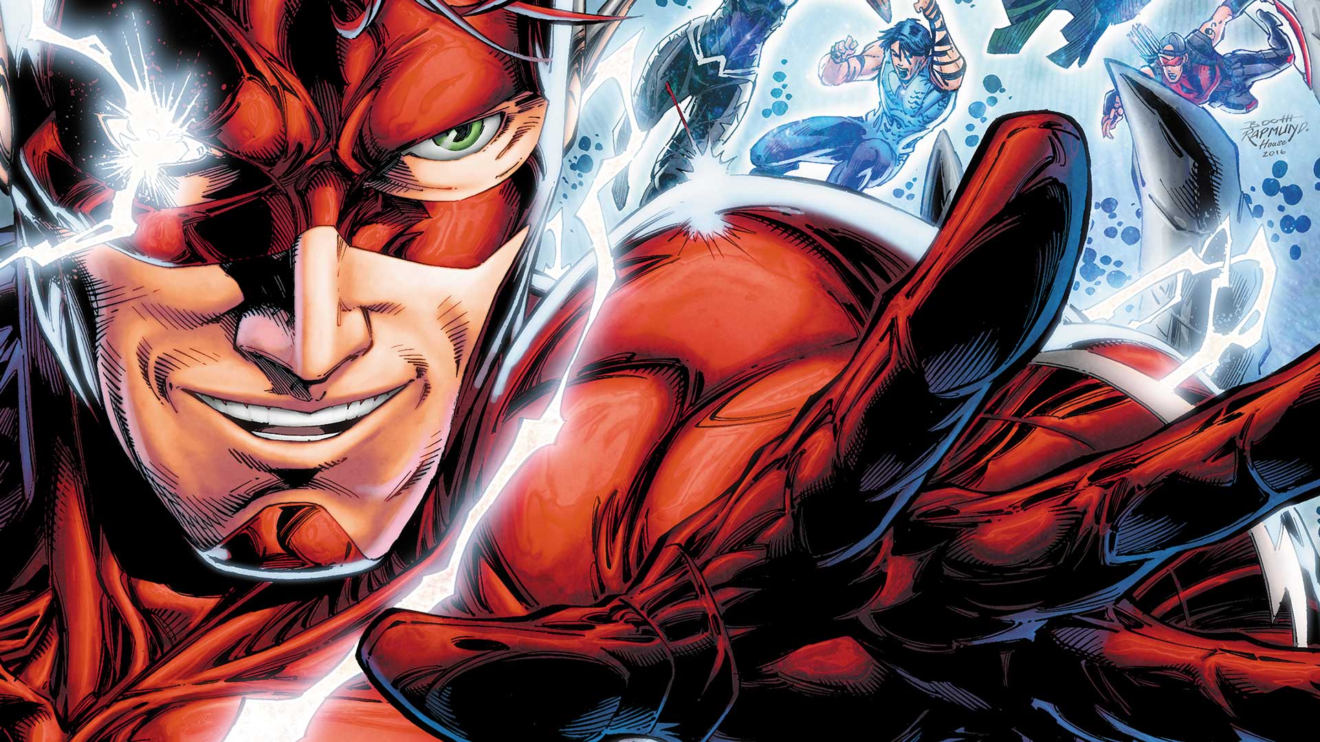 Wally West Flash Rebirth - HD Wallpaper 