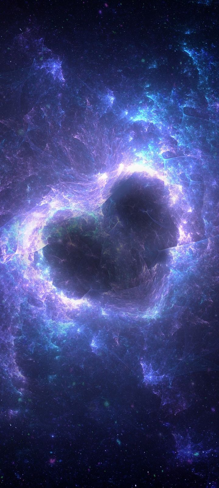Nebula Heart Glow Wallpaper - Galaxy Hd - HD Wallpaper 