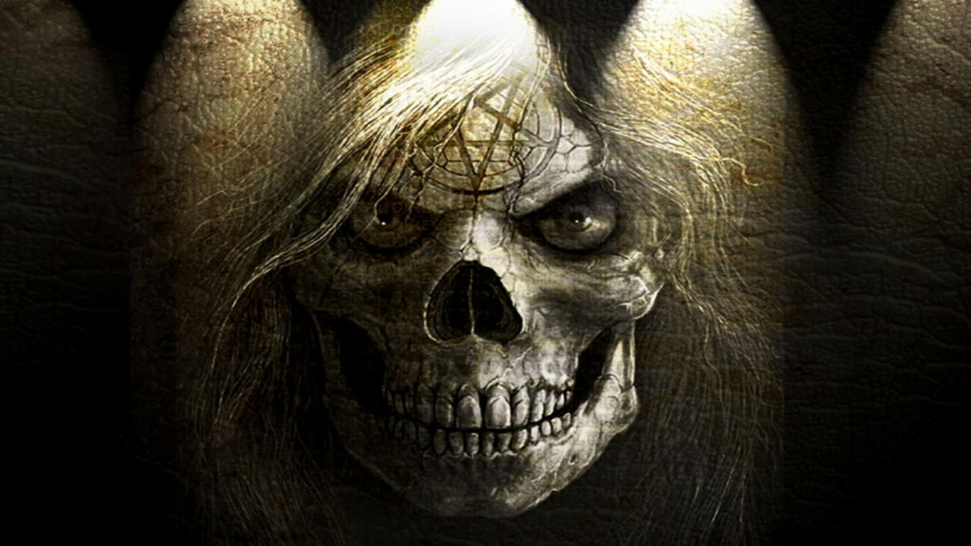 Animated Skull Wallpapers Hd - Danger Ghost Pic Download - HD Wallpaper 