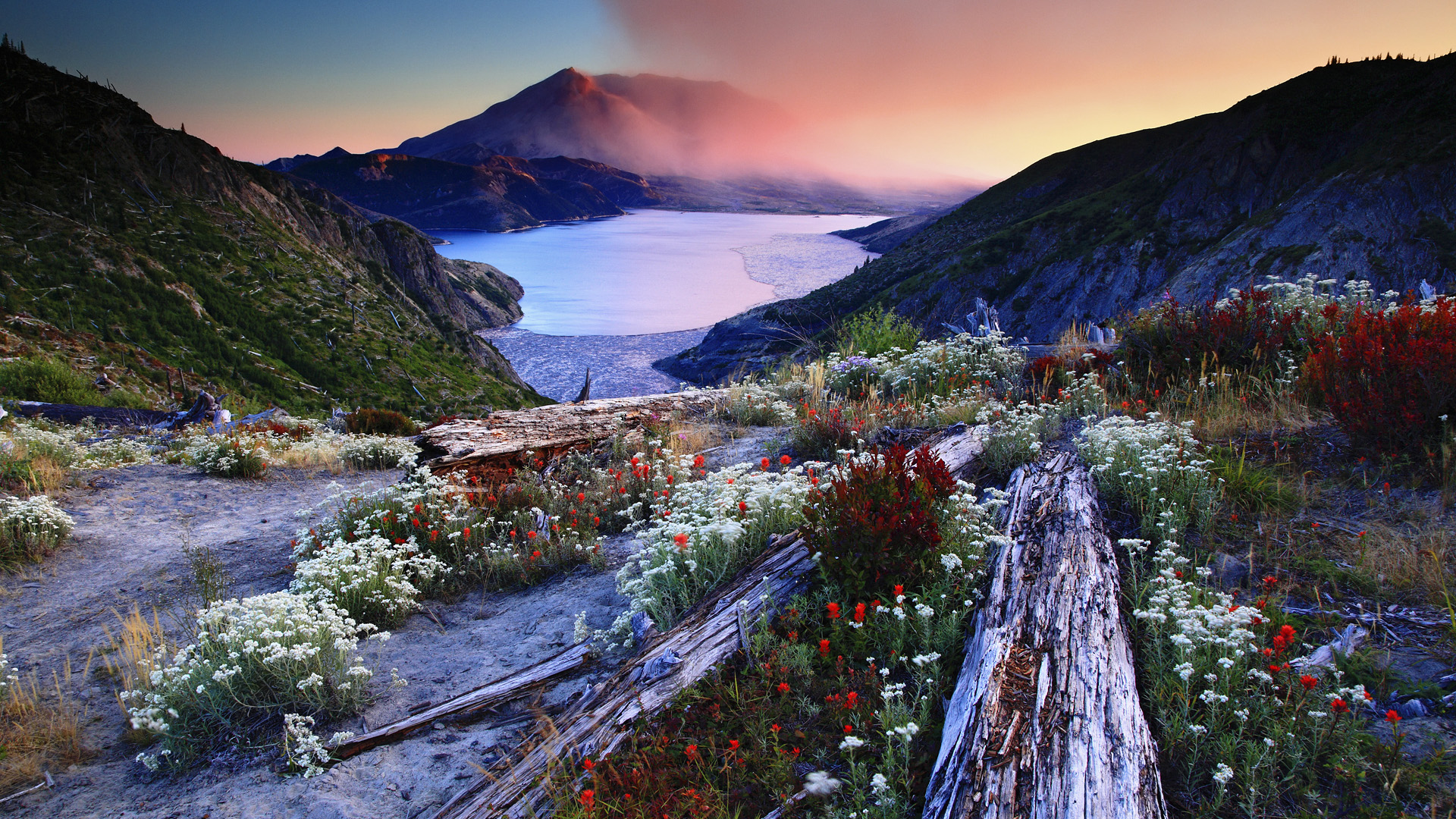Mount St Helens Desktop - HD Wallpaper 