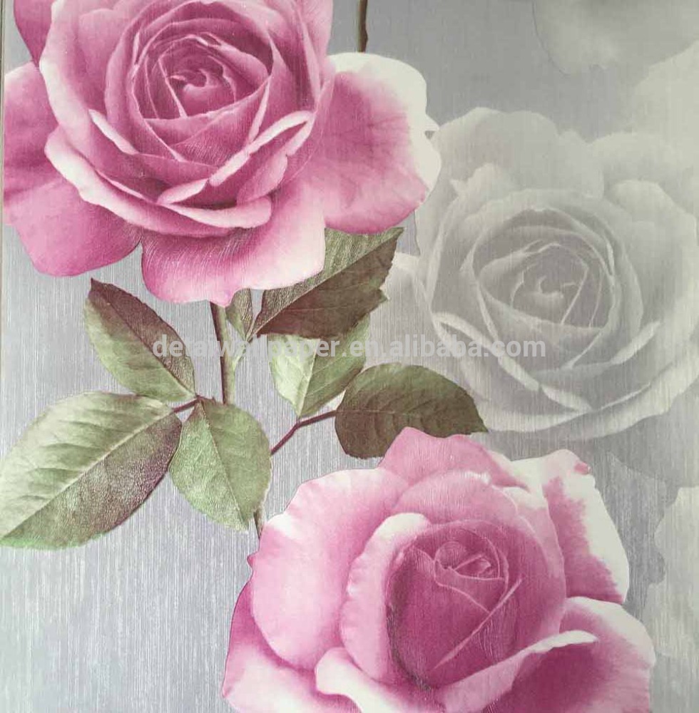 Mural Wallpaper 3d Nature Rose Flower Wallpaper - Nature Of Flower Rose - HD Wallpaper 