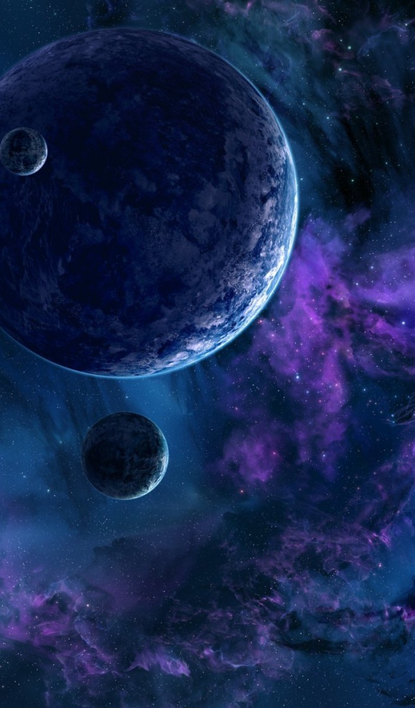 Blue Purple Wallpaper Galaxy - HD Wallpaper 