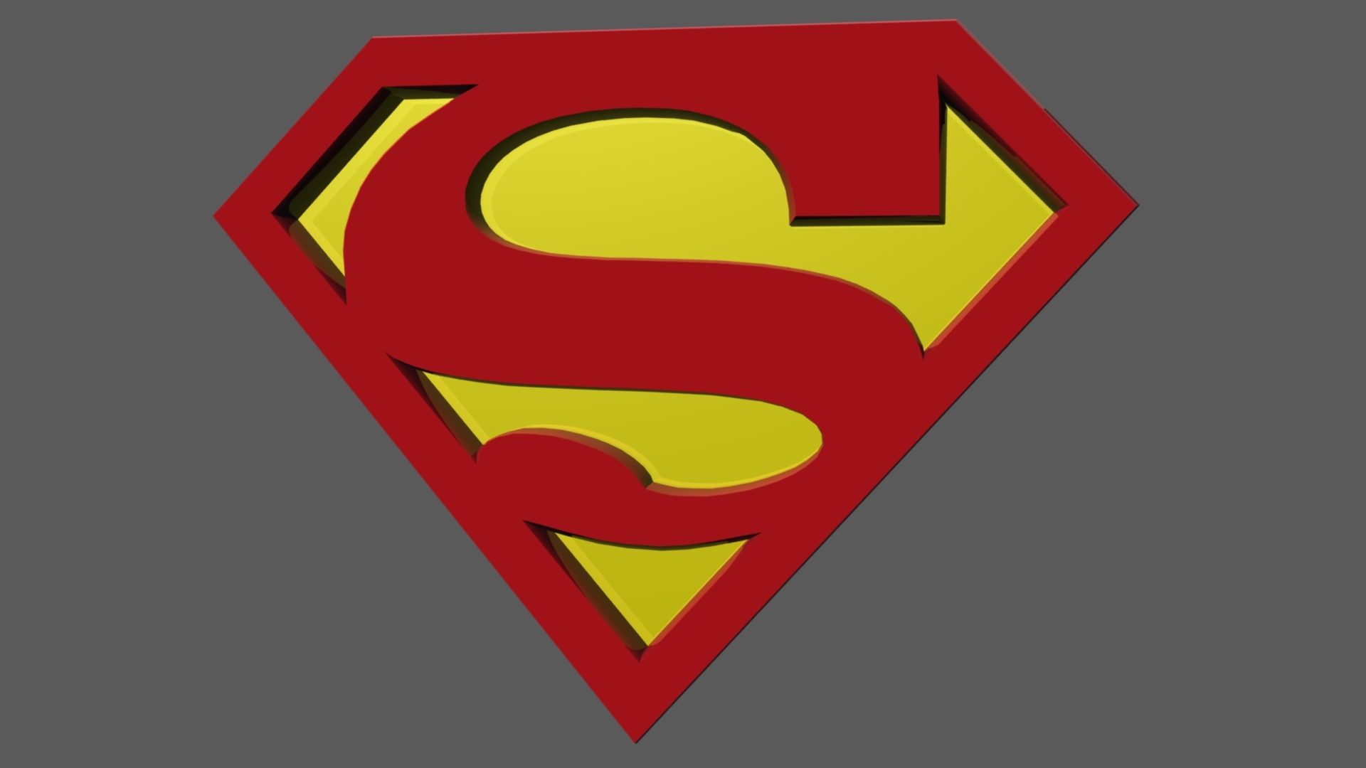 3d Logo Superman - Superman Logo - HD Wallpaper 