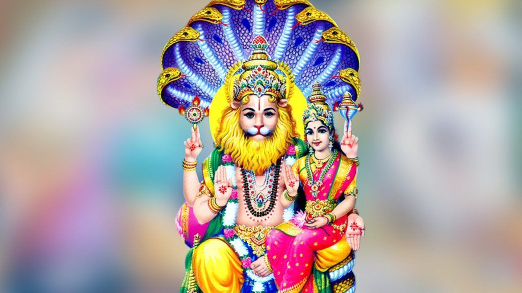 Sri Laxmi Narasimha Swamy - HD Wallpaper 