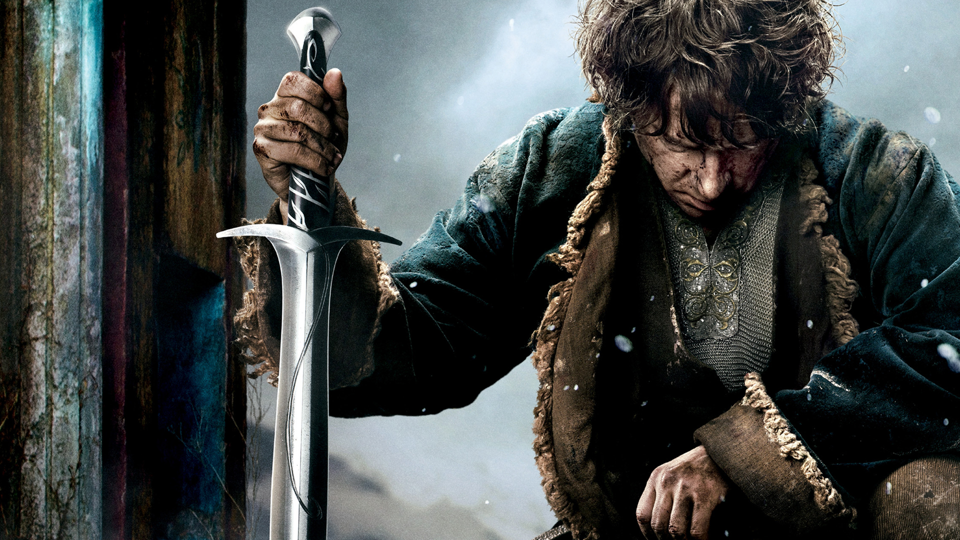 The Hobbit The Battle Of The Five Armies Wallpaper - Bilbo Baggins Battle Of Five Armies - HD Wallpaper 