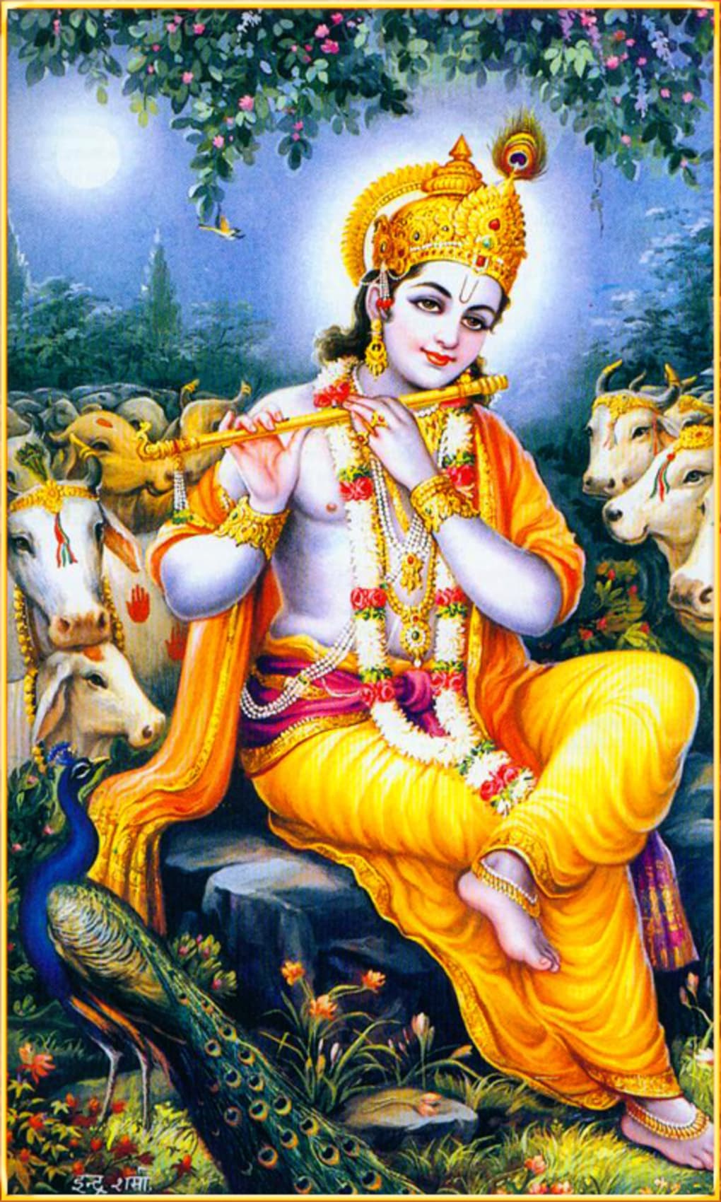 Sri Krishna God Live Wallpaper - Balarama Avatar Of Vishnu - HD Wallpaper 