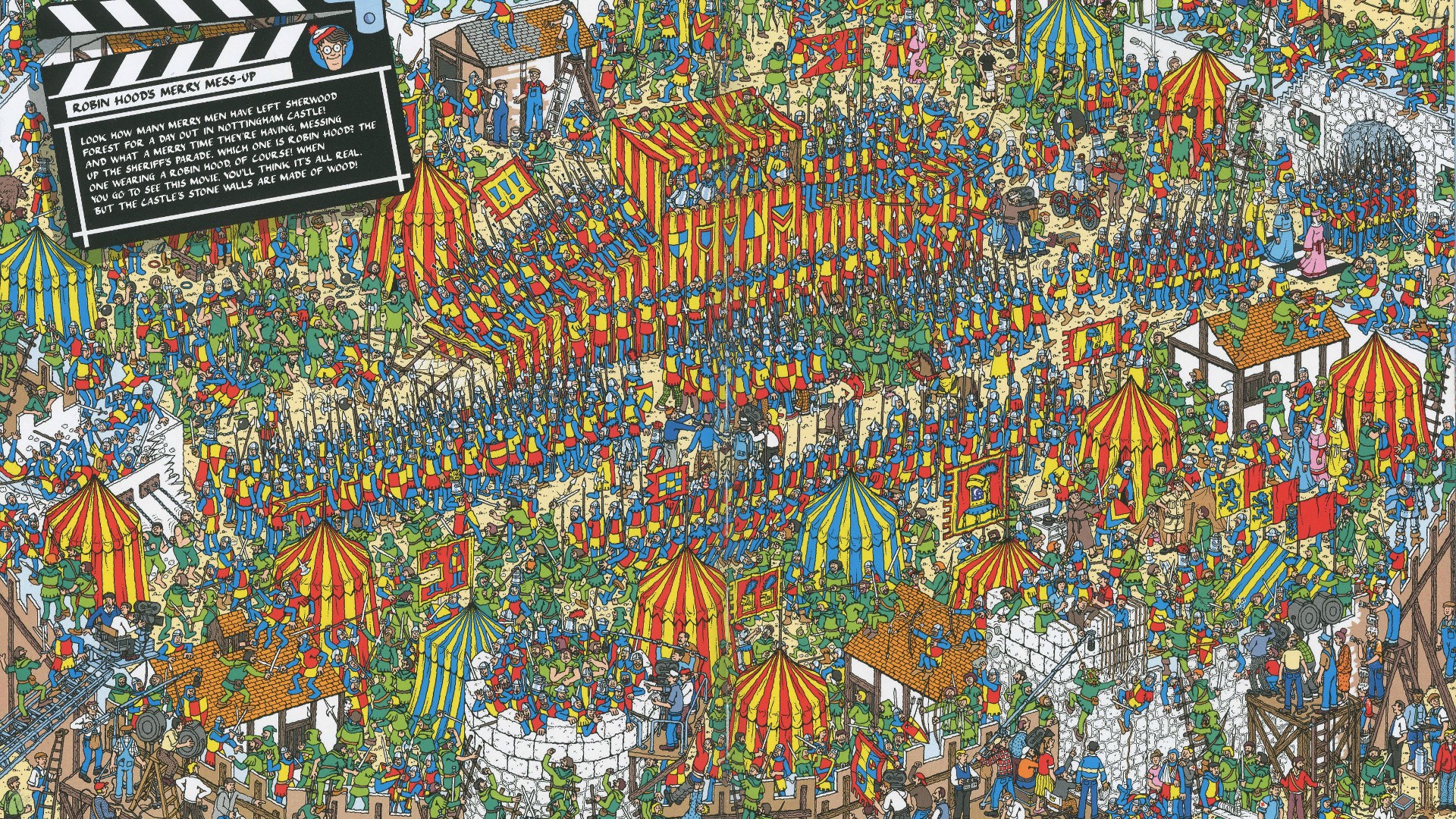 #7u93a23 Waldo Wallpaper Px - Where's Waldo Robin Hood Answer - HD Wallpaper 