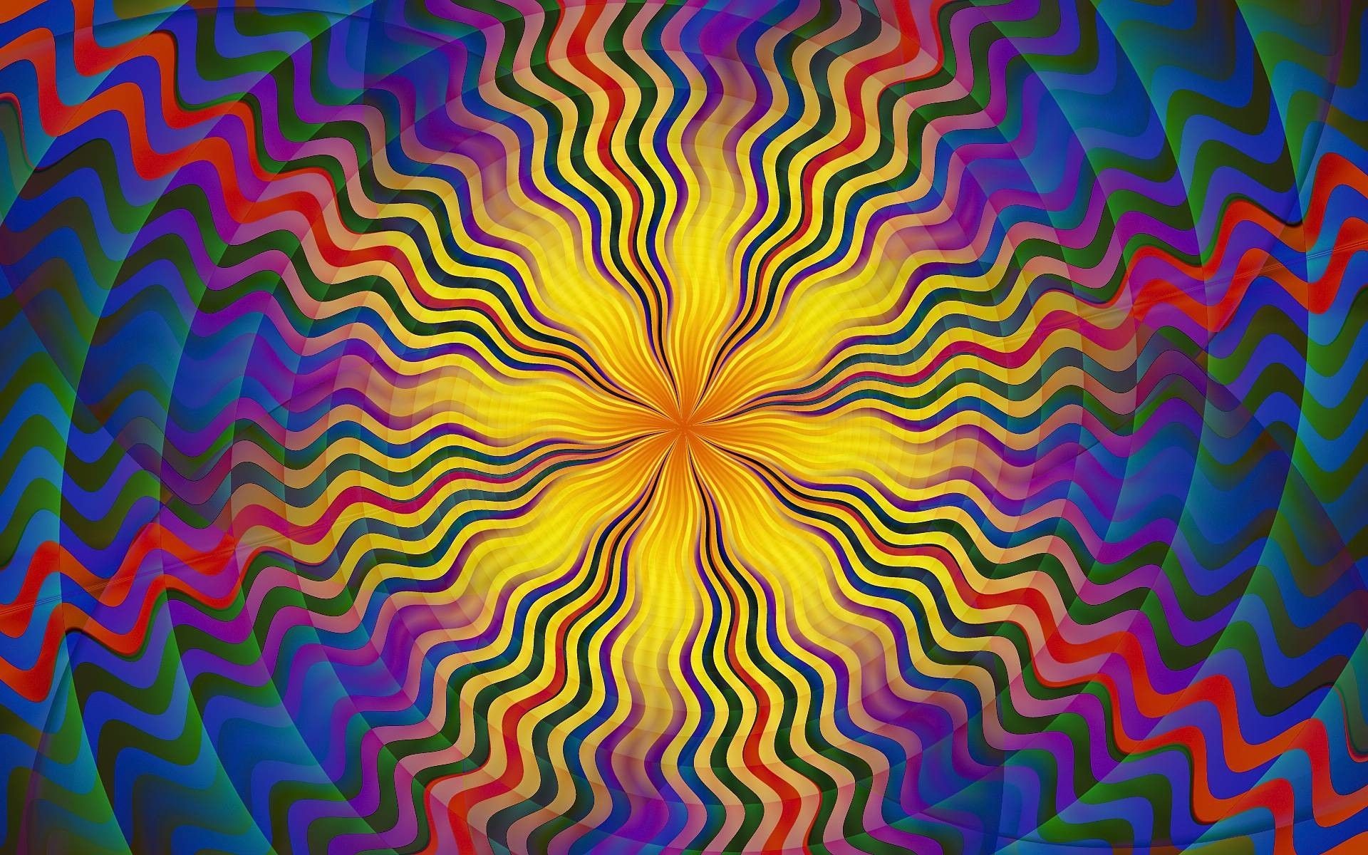 1920x1200, Trippy 3d Wallpaper - Trippy Good Vibes Background - HD Wallpaper 