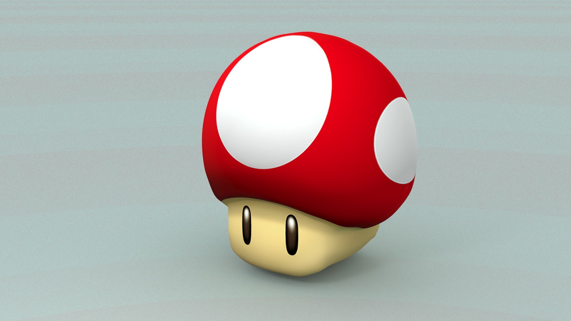 Mario Mushroom 3d - HD Wallpaper 