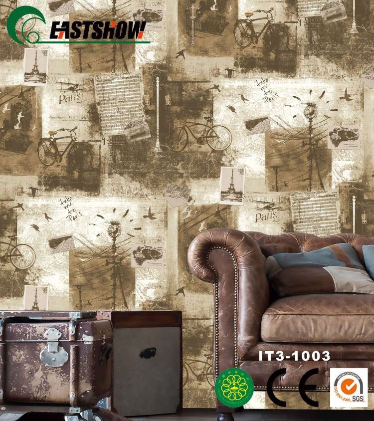 Moder Pattern Pvc Wallpaper - HD Wallpaper 